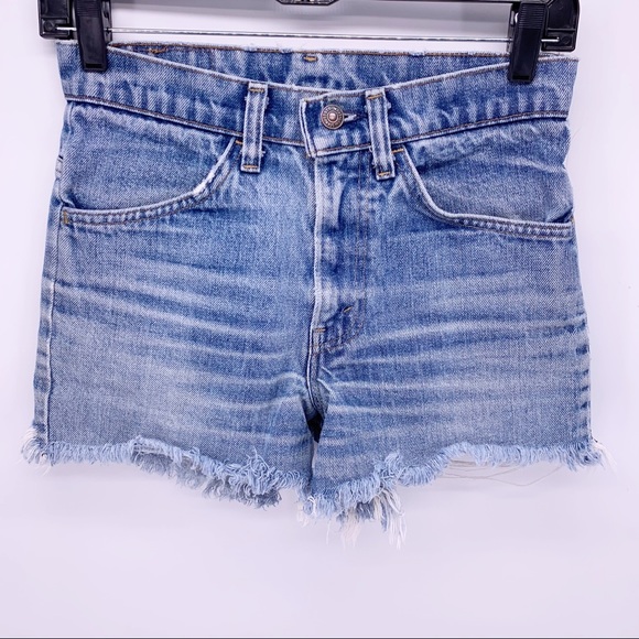 Levi's Pants - VINTAGE Levi’s Orange Tab Distressed Jean Shorts size 25